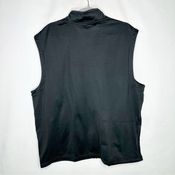 TRUE RELIGION Men's Black Front Zip Vest NWT in Size Medium - Picture 4 of 4